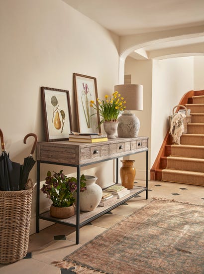 Reclaimed Oak Console Table