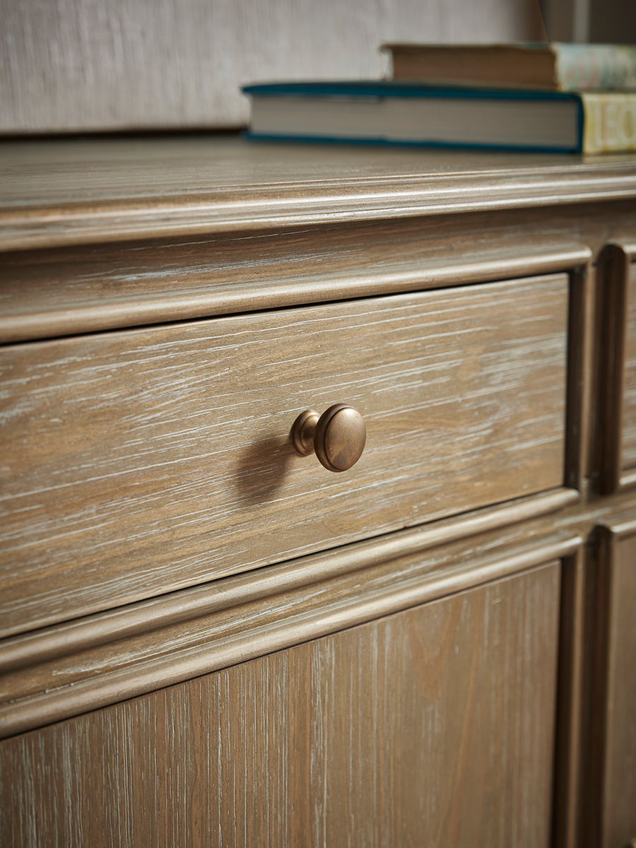 Product photograph of Camille Sideboard - Limewashed from Cox and Cox.