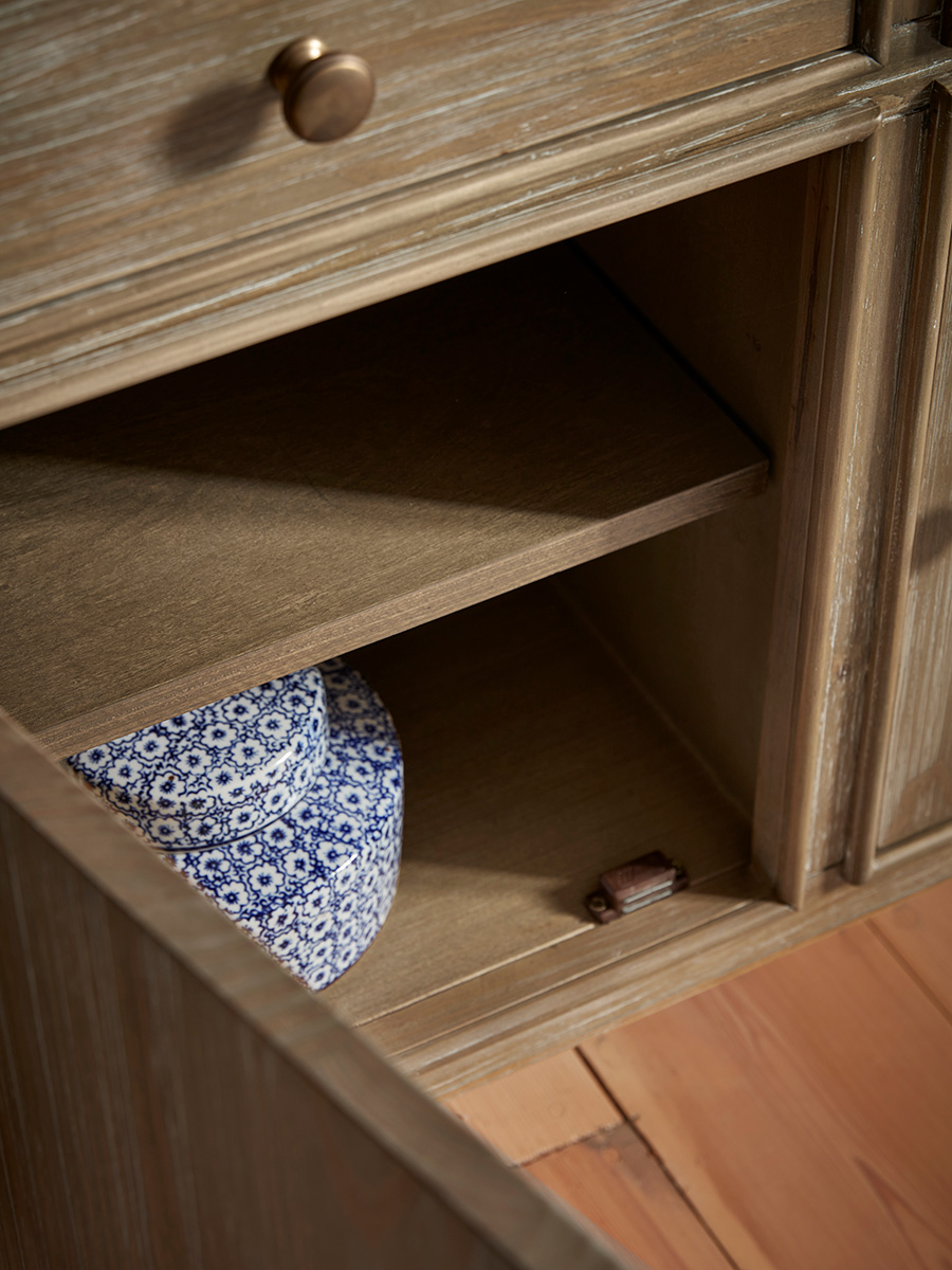Product photograph of Camille Sideboard - Limewashed from Cox and Cox.