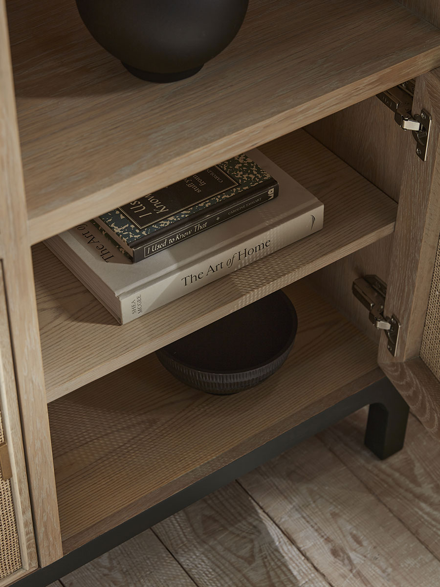 Product photograph of Curved Top Display Cabinet from Cox and Cox.
