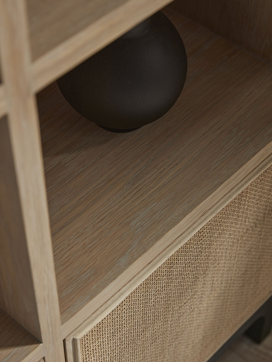 Product photograph of Curved Top Display Cabinet from Cox and Cox.