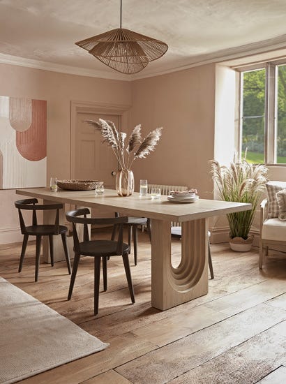 Tapered Arch Dining Table