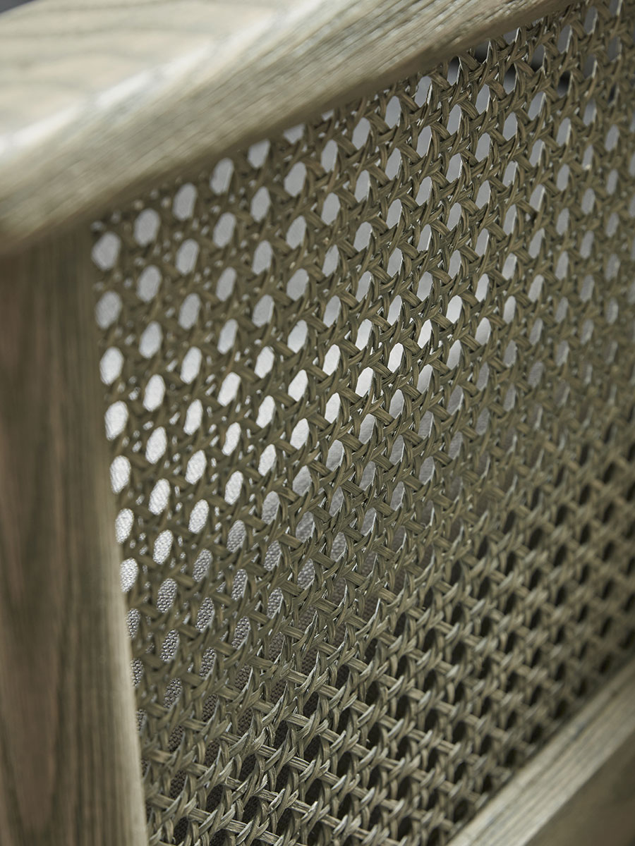 Product photograph of Aged Wicker Occasional Chair from Cox and Cox.