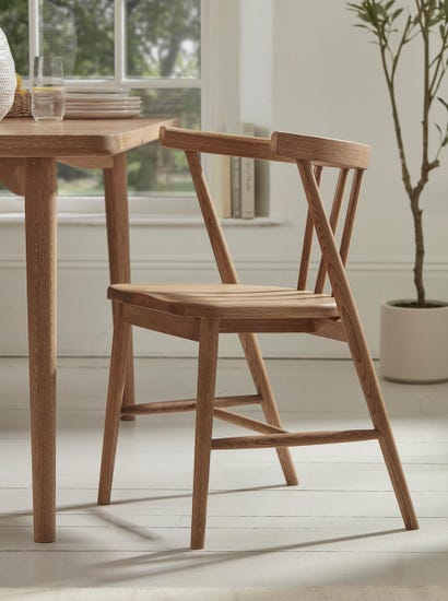 Weathered Oak Dining Chair