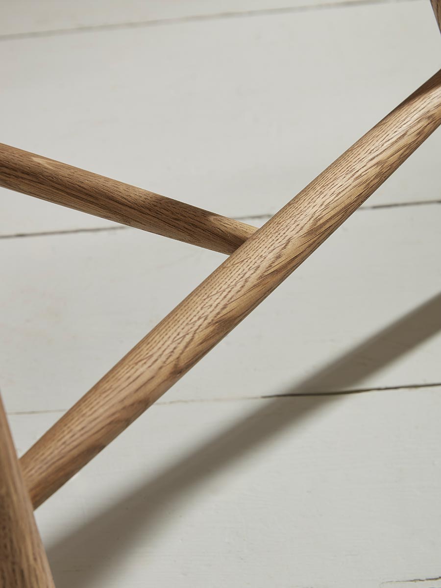 Product photograph of Weathered Oak Dining Chair from Cox and Cox.