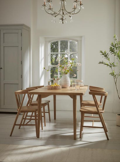 Weathered Oak Dining Table
