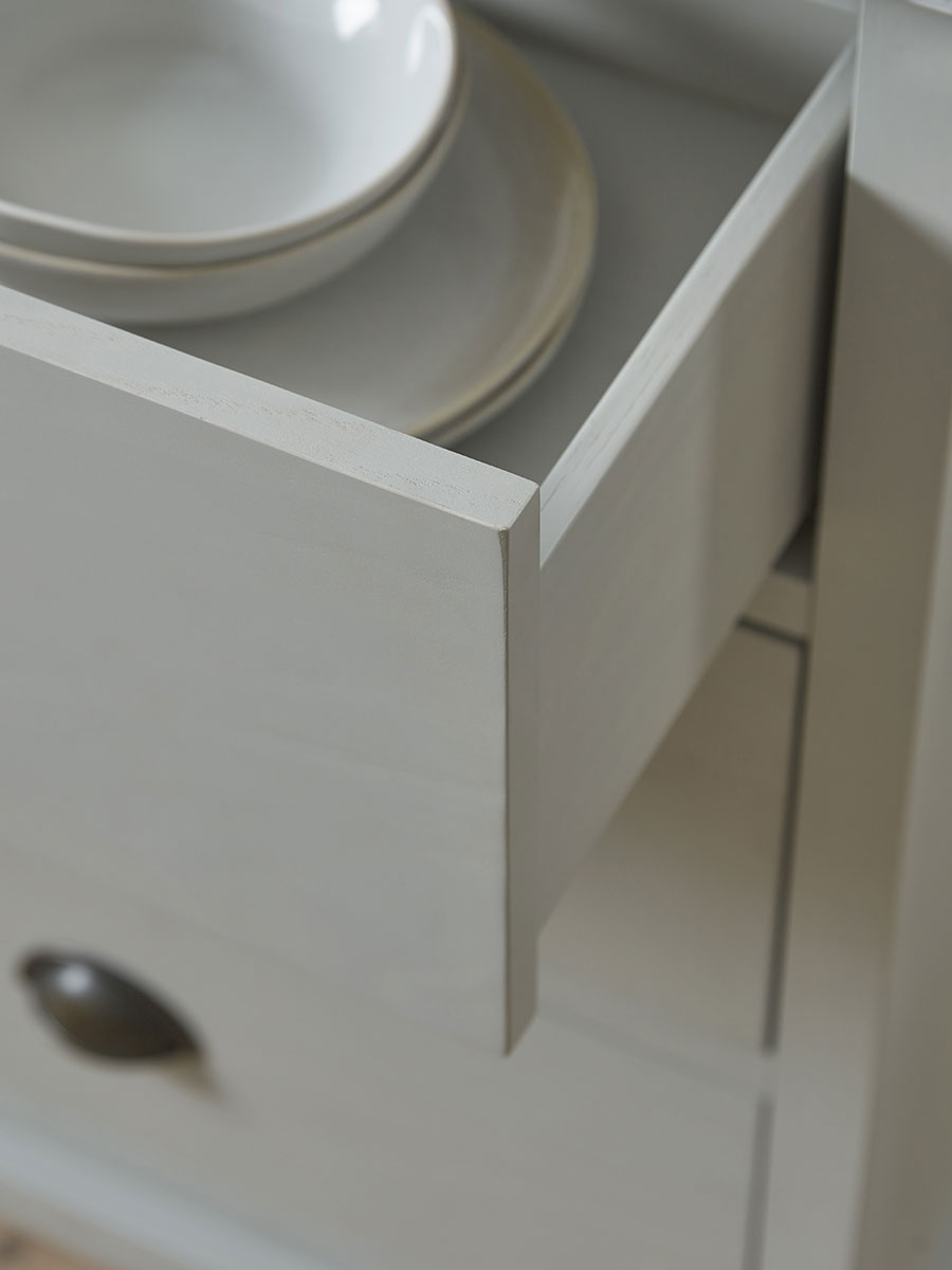 Product photograph of Hanne Larder Cabinet - Marble from Cox and Cox.