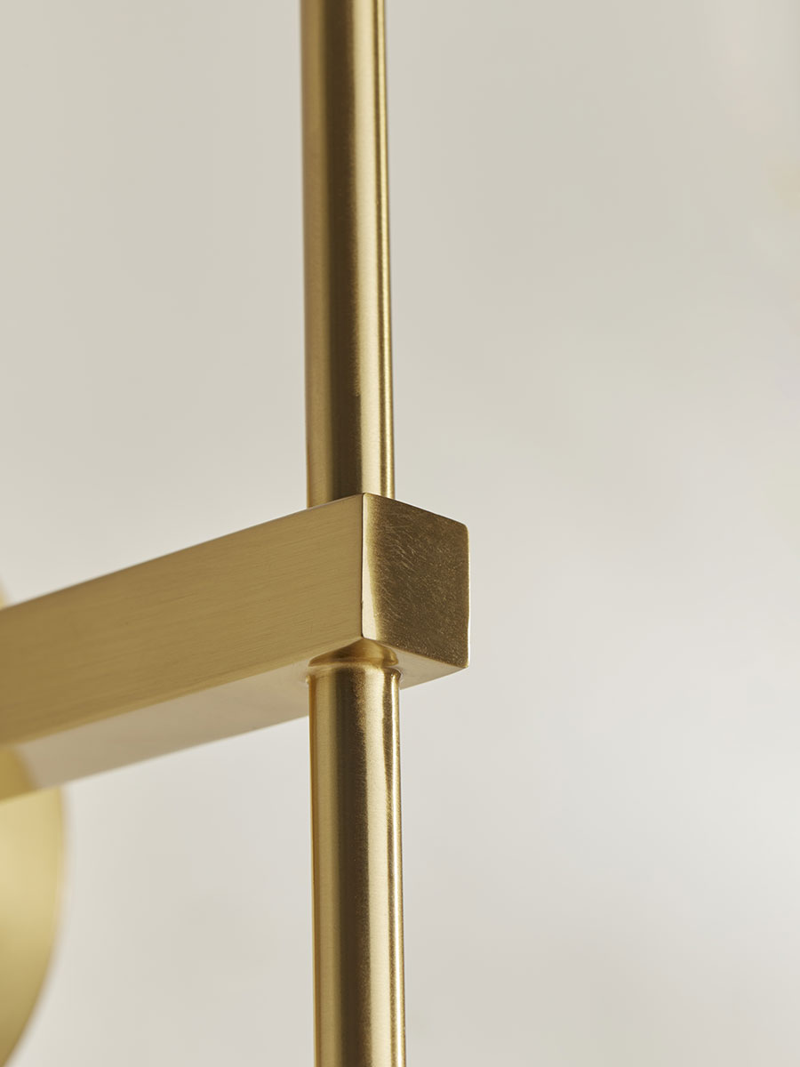 Product photograph of Tapered Boucle Wall Light from Cox and Cox.