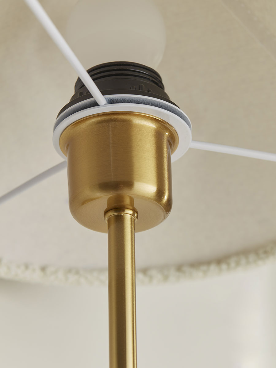 Product photograph of Tapered Boucle Wall Light from Cox and Cox.