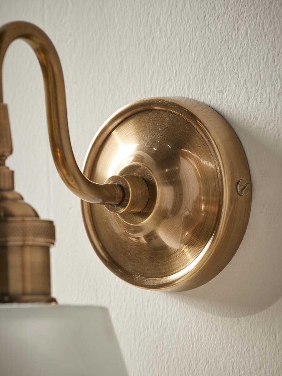 Product photograph of Rowena Wall Light - White from Cox and Cox.