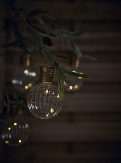Twelve Fluted Solar Bulbs