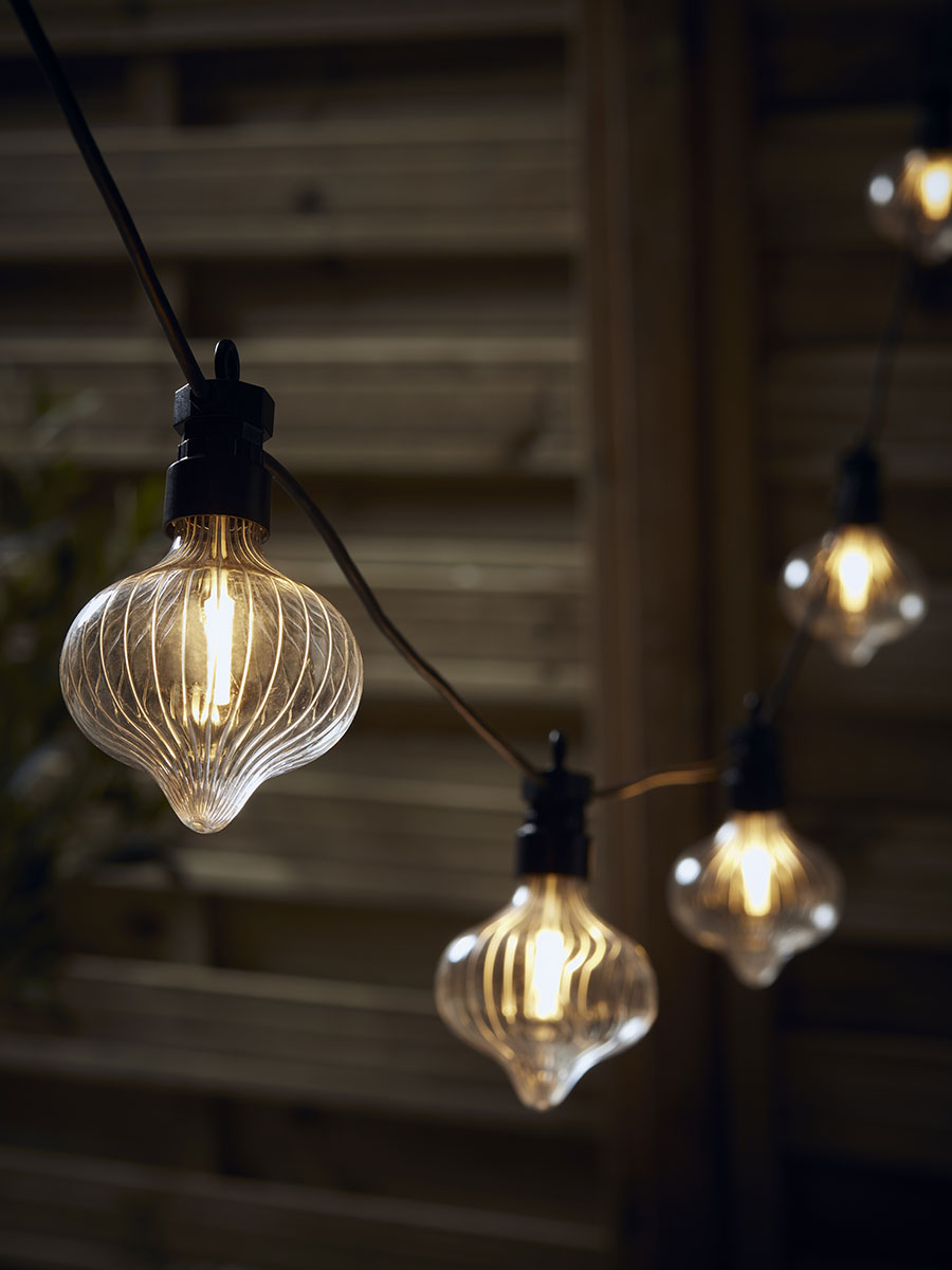 Product photograph of Outdoor Ellipse Festoon Lights from Cox and Cox