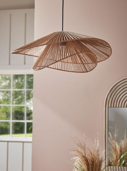 Double Layered Woven Pendant