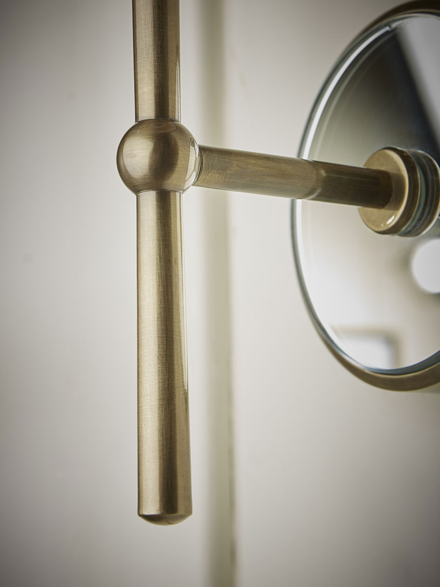 Product photograph of Mirrored Wall Light from Cox and Cox.