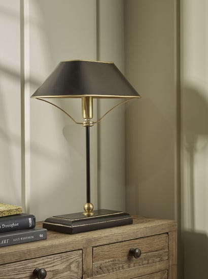 Black & Brass Desk Lamp