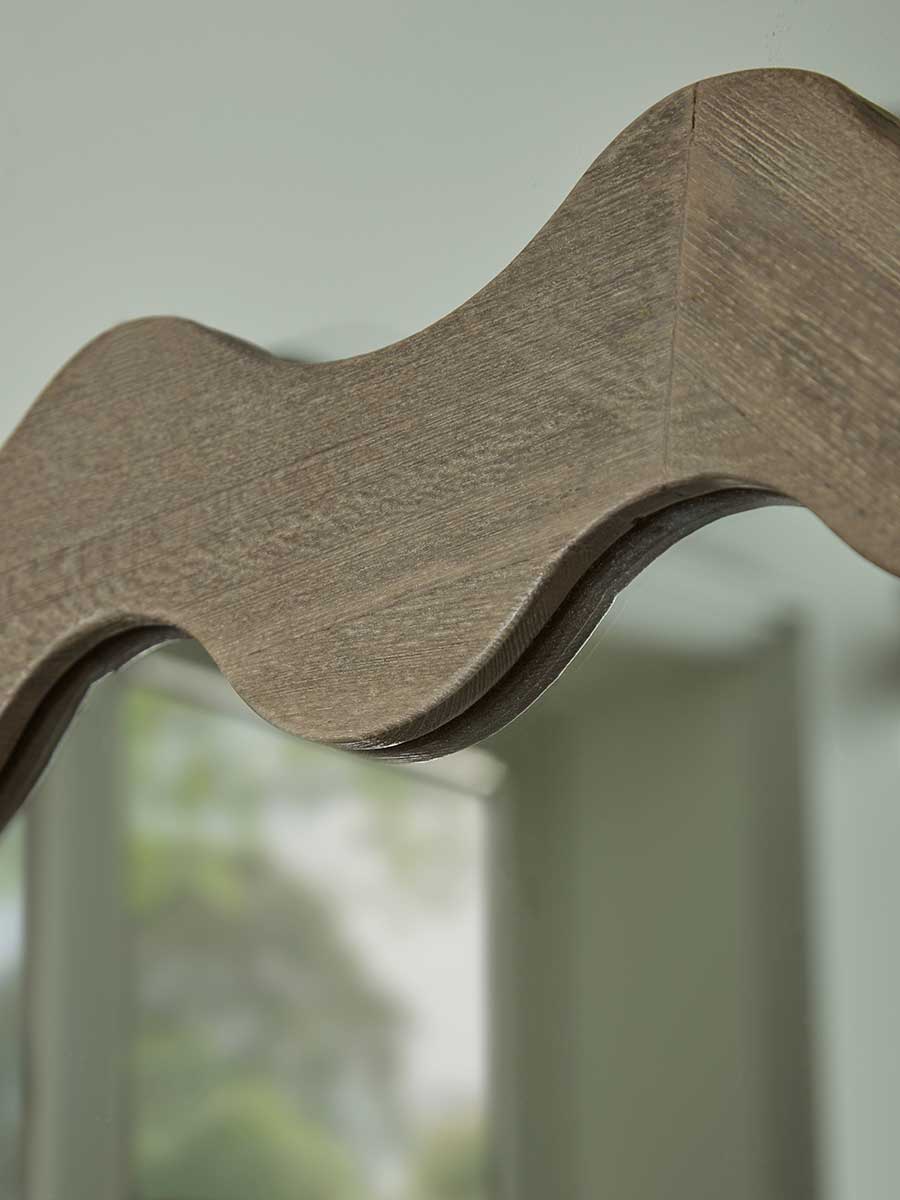Product photograph of Wavy Full Length Mirror from Cox and Cox.
