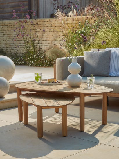 Two Vita Nestable Coffee Tables