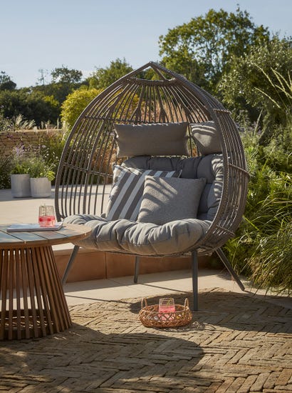 Indoor Outdoor Teardrop Occasional Chair - Double