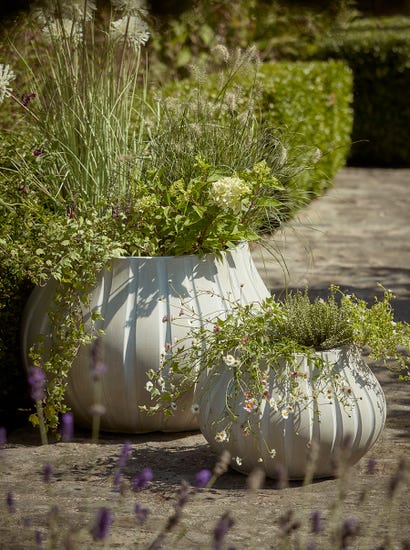 Two Flourette Planters