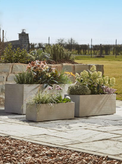 Three Portland Planters
