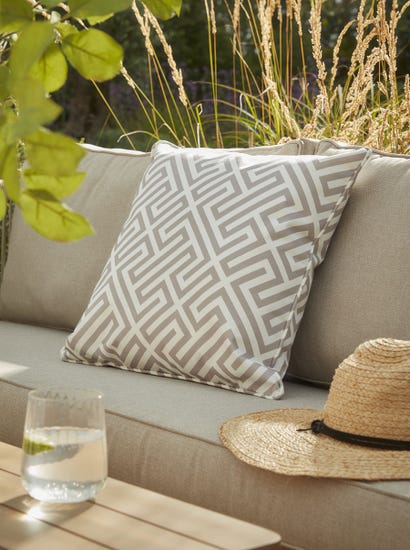 Zari Outdoor Cushion - Grey