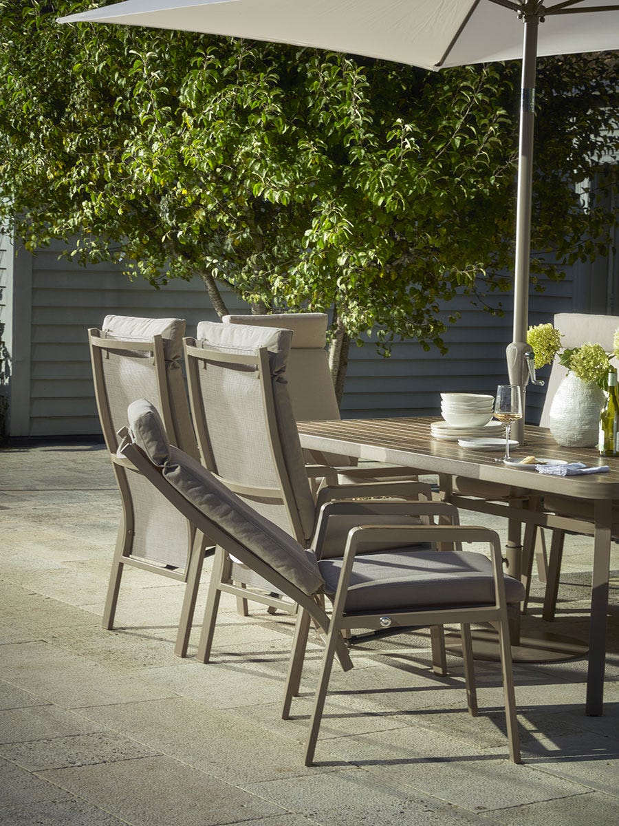 Product photograph of Marseille Delux Dining Set from Cox and Cox.