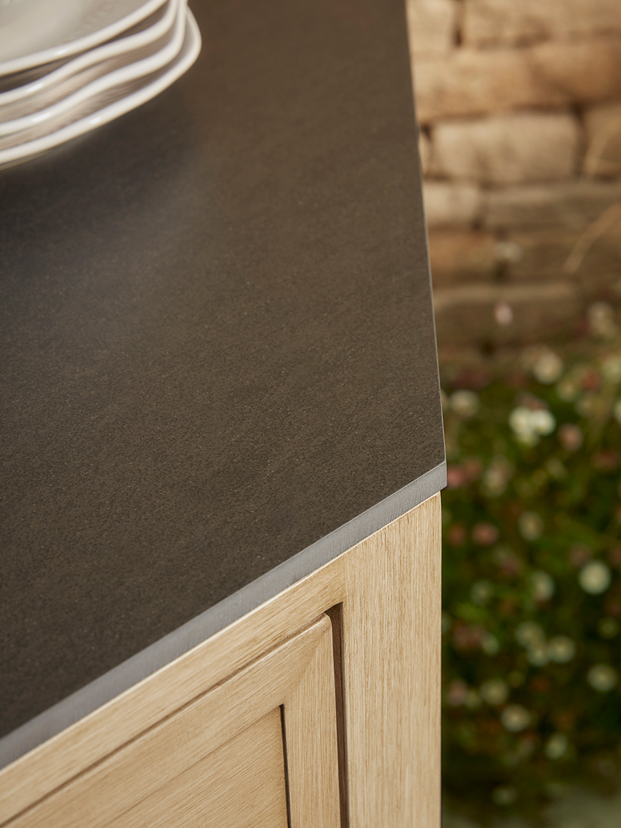 Product photograph of Long Island Kitchen Corner Storage Unit from Cox and Cox.