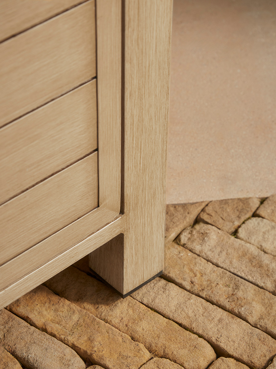 Product photograph of Long Island Kitchen Corner Storage Unit from Cox and Cox.