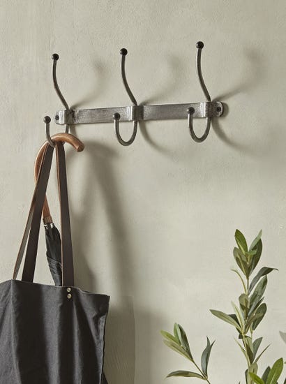 Distressed Industrial Metal Hooks - Small