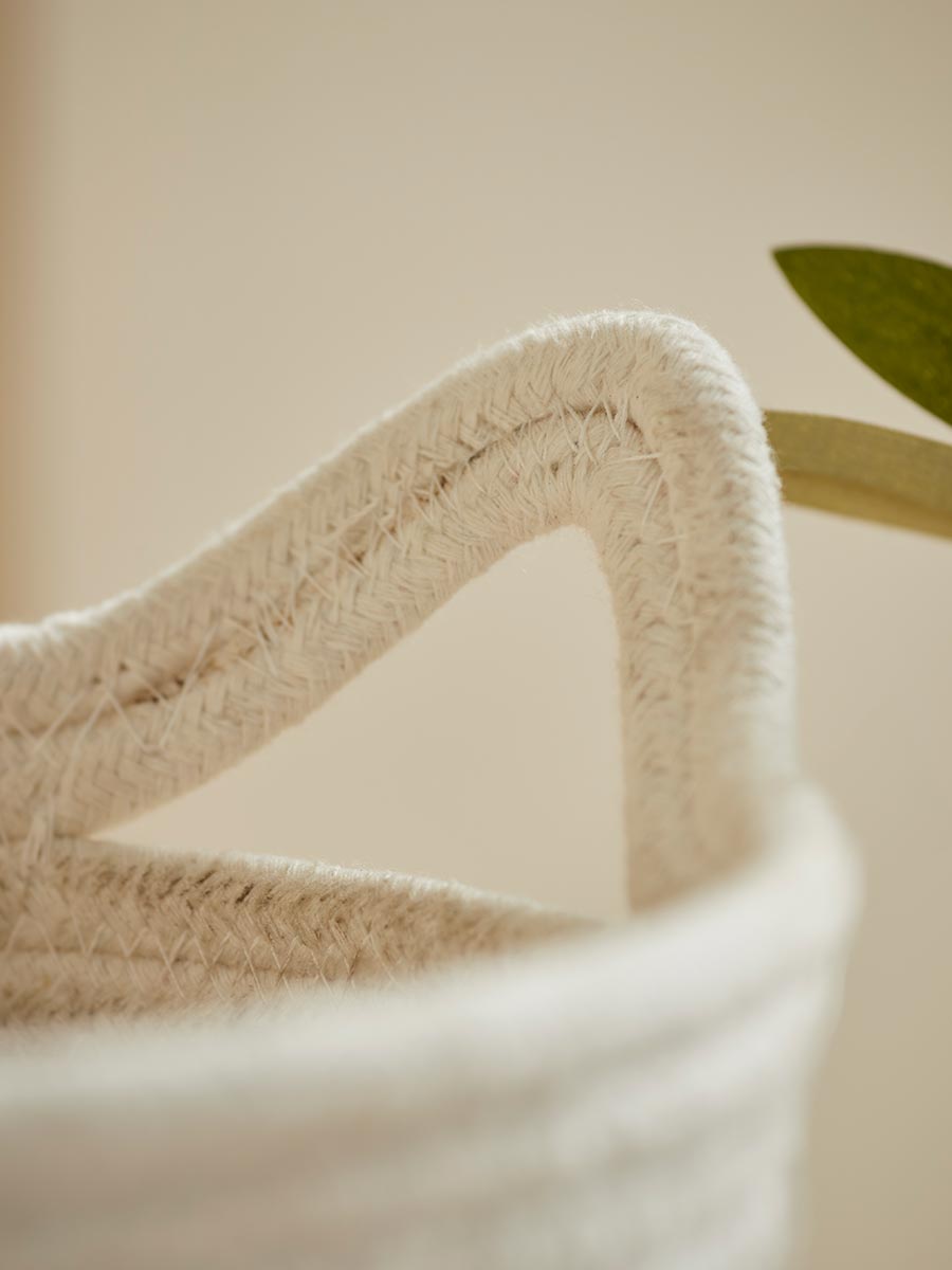 Product photograph of Three Tasselled Storage Baskets from Cox and Cox.