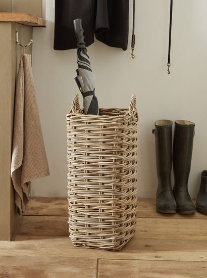 Rattan Umbrella Basket - Square