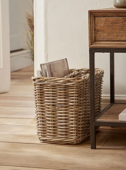 Rattan Magazine Rack