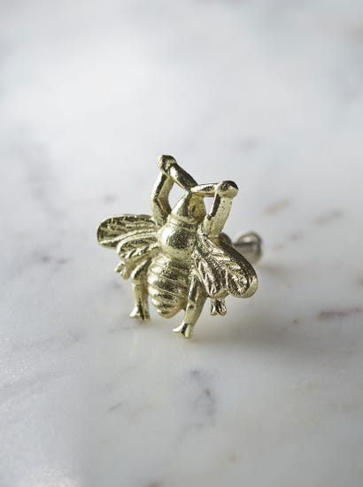 Bumble Bee Knob - Brass