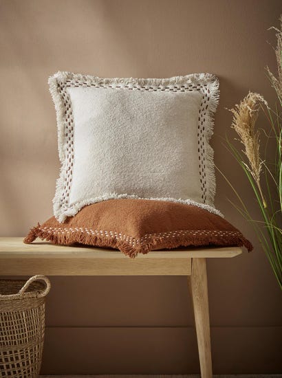 Hampshire Cushion - Ivory