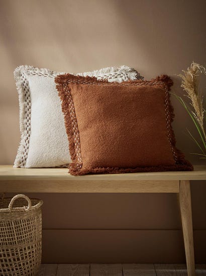 Hampshire Cushion - Rust