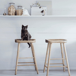 Cox and cox weathered store oak stool